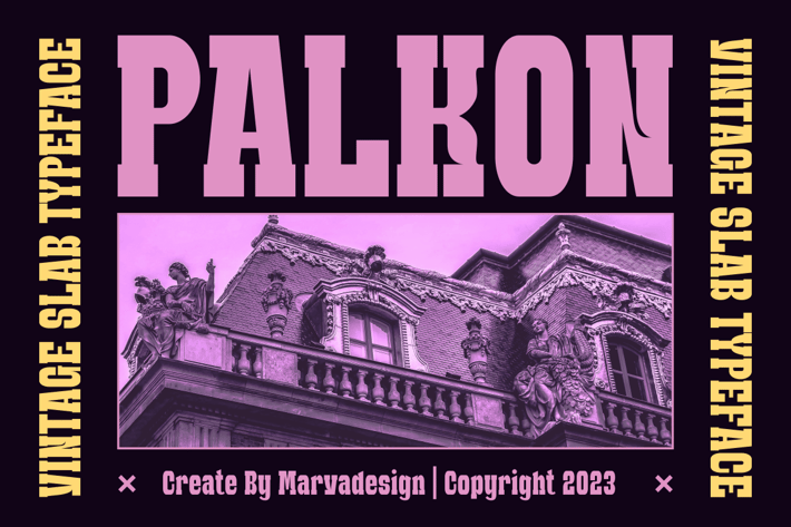 Palkon - Classic Slab Font