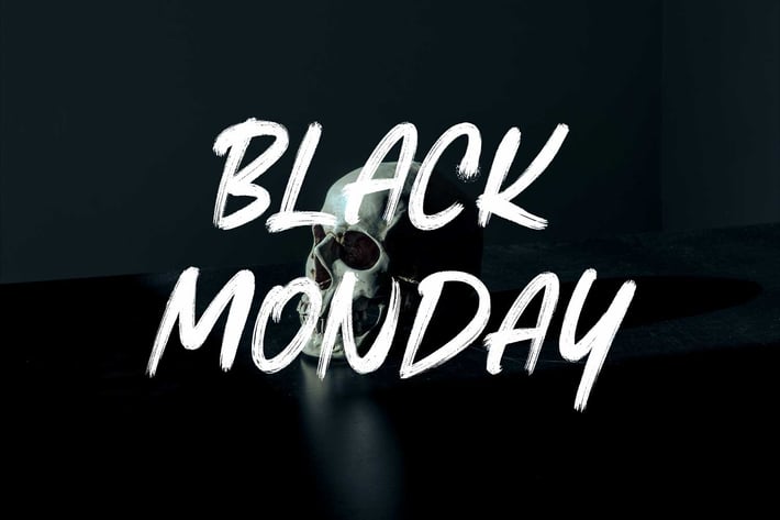 Black Monday - Motion Font