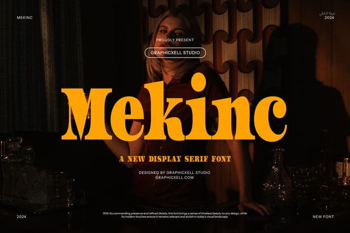 Mekinc - Vintage Serif Font