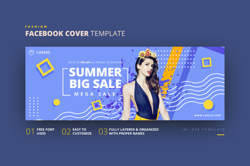 Fashion Facebook Cover Template