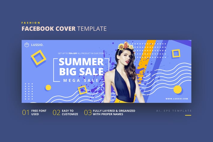 Fashion Facebook Cover Template