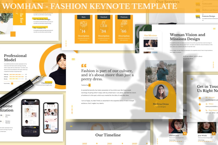 Womhan - Fashion Keynote Template