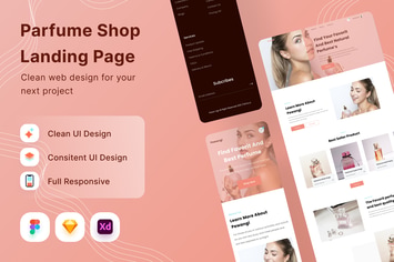 Parfume Shop Landing Page
