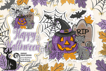 Happy Halloween design