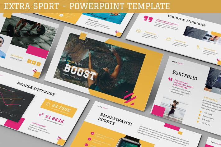 Extra Sport - Powerpoint Template