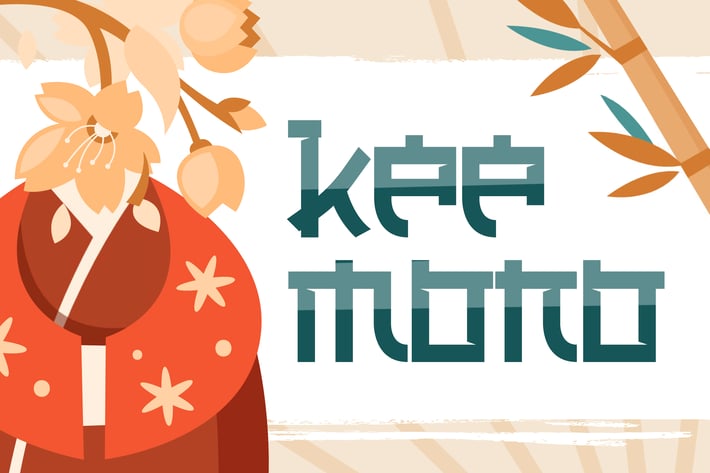  Japanese Font - Keemono