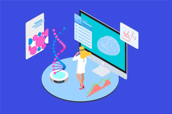 VR Presentation Isometric Illustration - TU