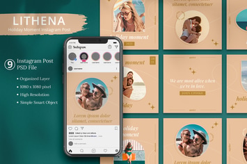 Lithena - Holiday Moment Instagram Post