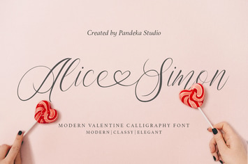 Alice Simon - Modern Luxury Love Font