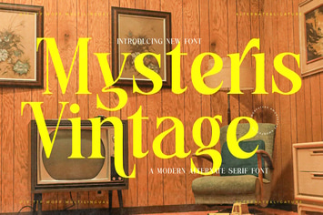 Mysteris Vintage Modern Alternate Serif