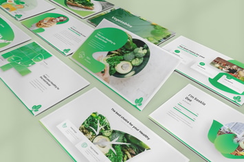 Vegetables Keynote Templates