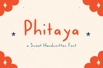 Phitaya - a Sweet Handwritten Font