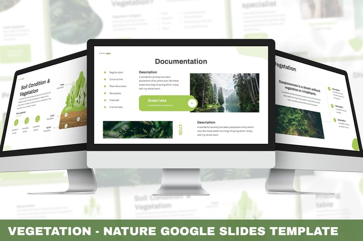 Vegetation - Nature Google Slides Template