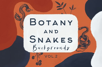 Botany And Snakes Backgrounds Vol.2