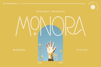 Monora Handwritten Sans Serif Font