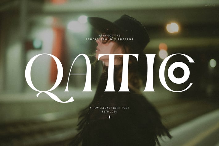 Qattico Elegant Serif Font Typeface
