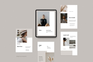 KARA - A4 Vertical Powerpoint Media Kit Template