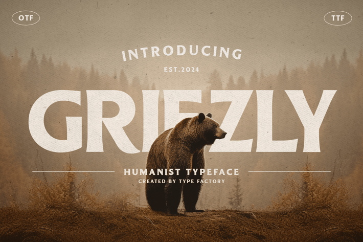 Griezly - Humanist Typeface
