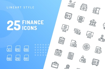 Finance Line Icons
