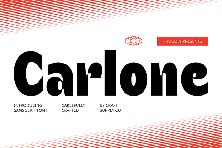 Carlone – Sans Serif Font