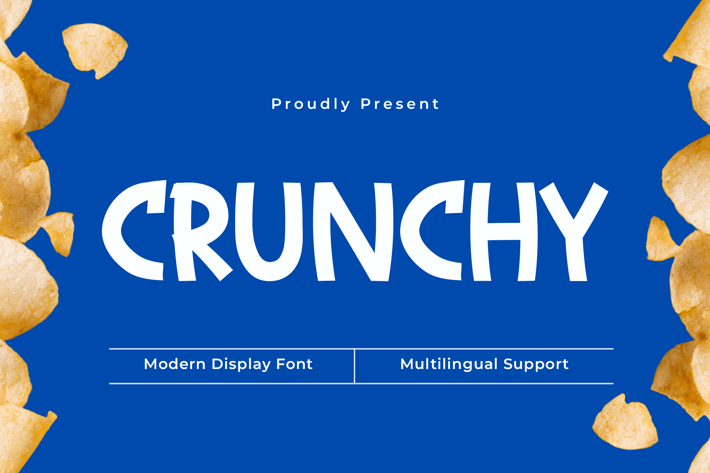 Crunchy – A Modern Display Font