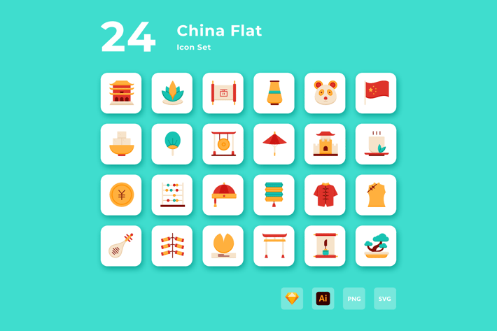 Chinese New Year Flat Icon