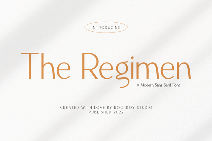 The Regimen - Business Font