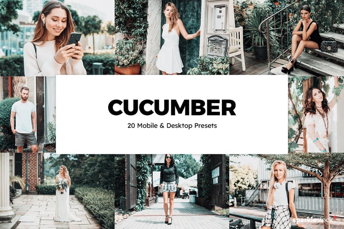20 Cucumber Lightroom Presets & LUTs