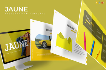 Jaune - Presentation Template