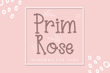 Prim Rose - Lovely Handwritten 