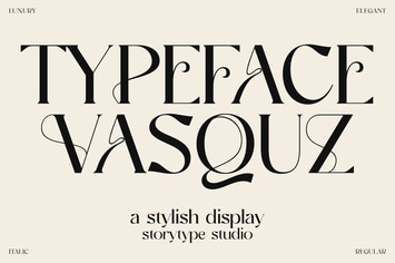 Vasquz Stylish Display Font