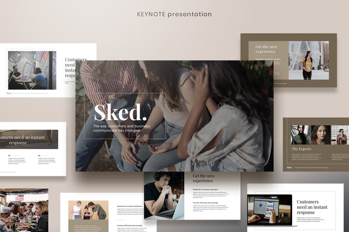 Sked - Elegant Digital Agency Keynote Template
