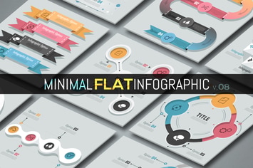 Minimal Flat Infographic v.08