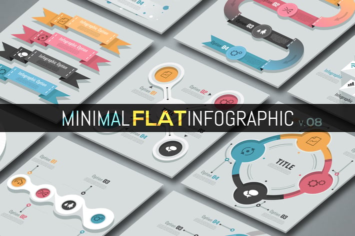 Minimal Flat Infographic v.08