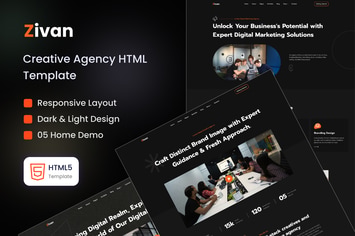 Zivan - Creative Agency Template
