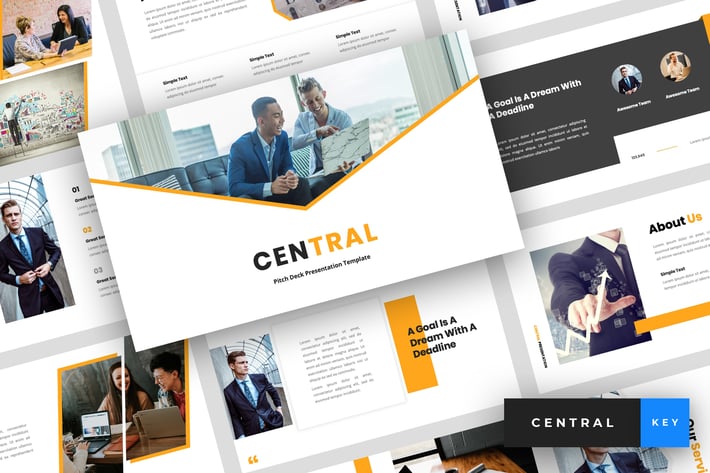 Central - Pitch Deck Keynote Template