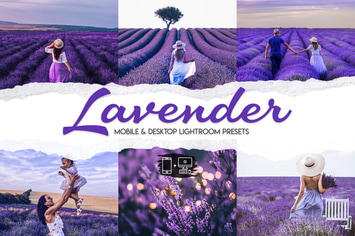 Lavender - 15 Premium Lightroom Presets