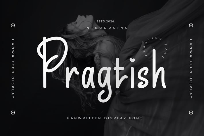 Pragtish - Handwritten Display Font