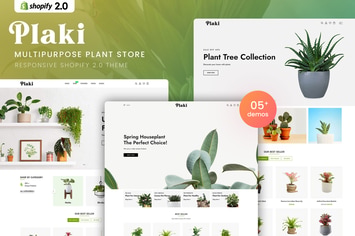 Plaki - MultiPurpose Plant Store Shopify 2.0 Theme