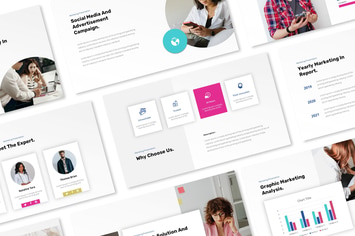 Social Media Marketing Keynote Template