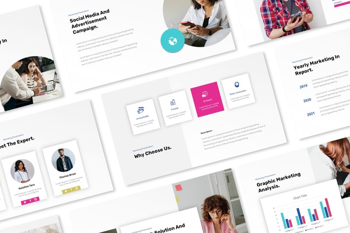 Social Media Marketing Keynote Template