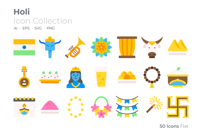 Holi Color Icon
