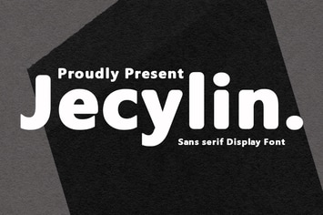 Jecylin Sans Serif Rounded Display Font