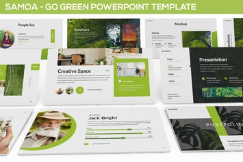 Samoa - Green Campaign Powerpoint Template