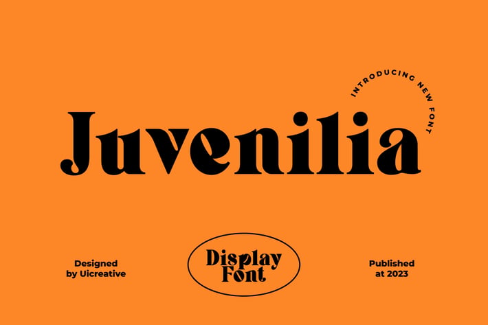 Juvenilia Modern Display Serif Font