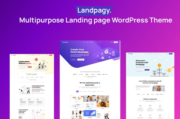 Landpagy - Saas Landing WordPress Theme