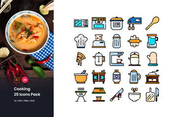 Cooking Icons Pack