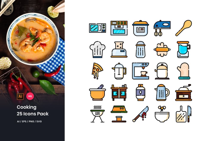 Cooking Icons Pack
