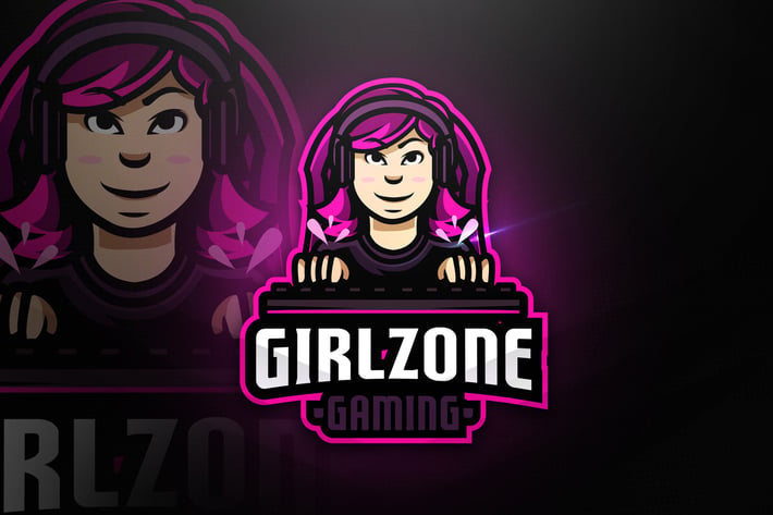 Girlzone Gaming - Mascot & Esport Logo