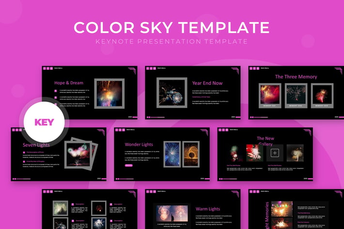 Color Sky - Keynote Template
